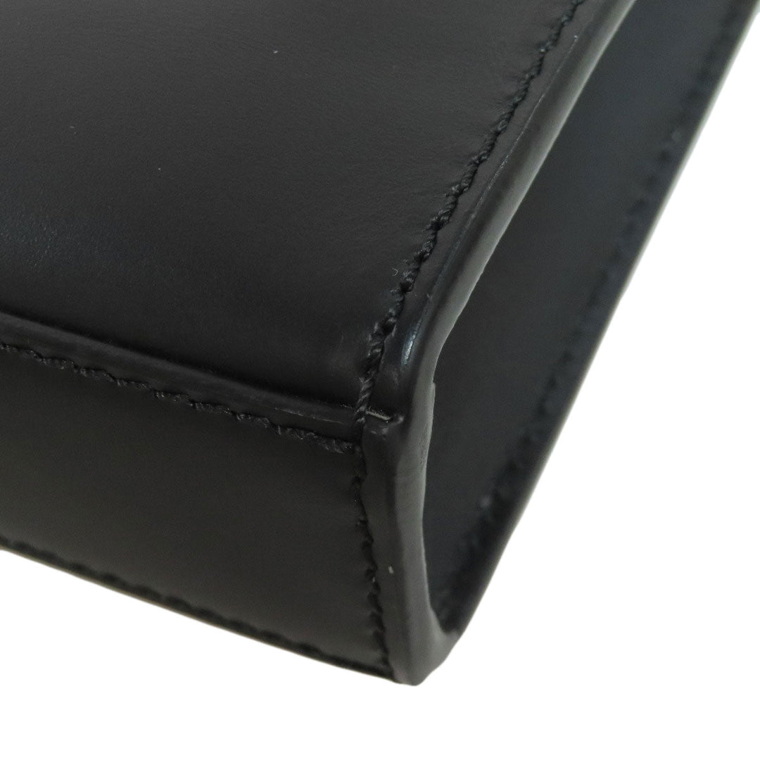 FENDI Shoulder Bag 7VA547 Calfskin black logo