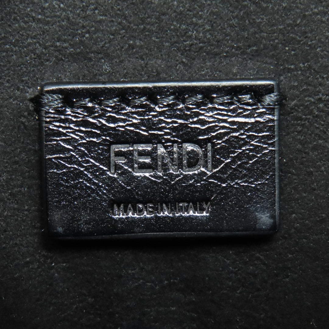 FENDI Shoulder Bag 7VA547 Calfskin black logo