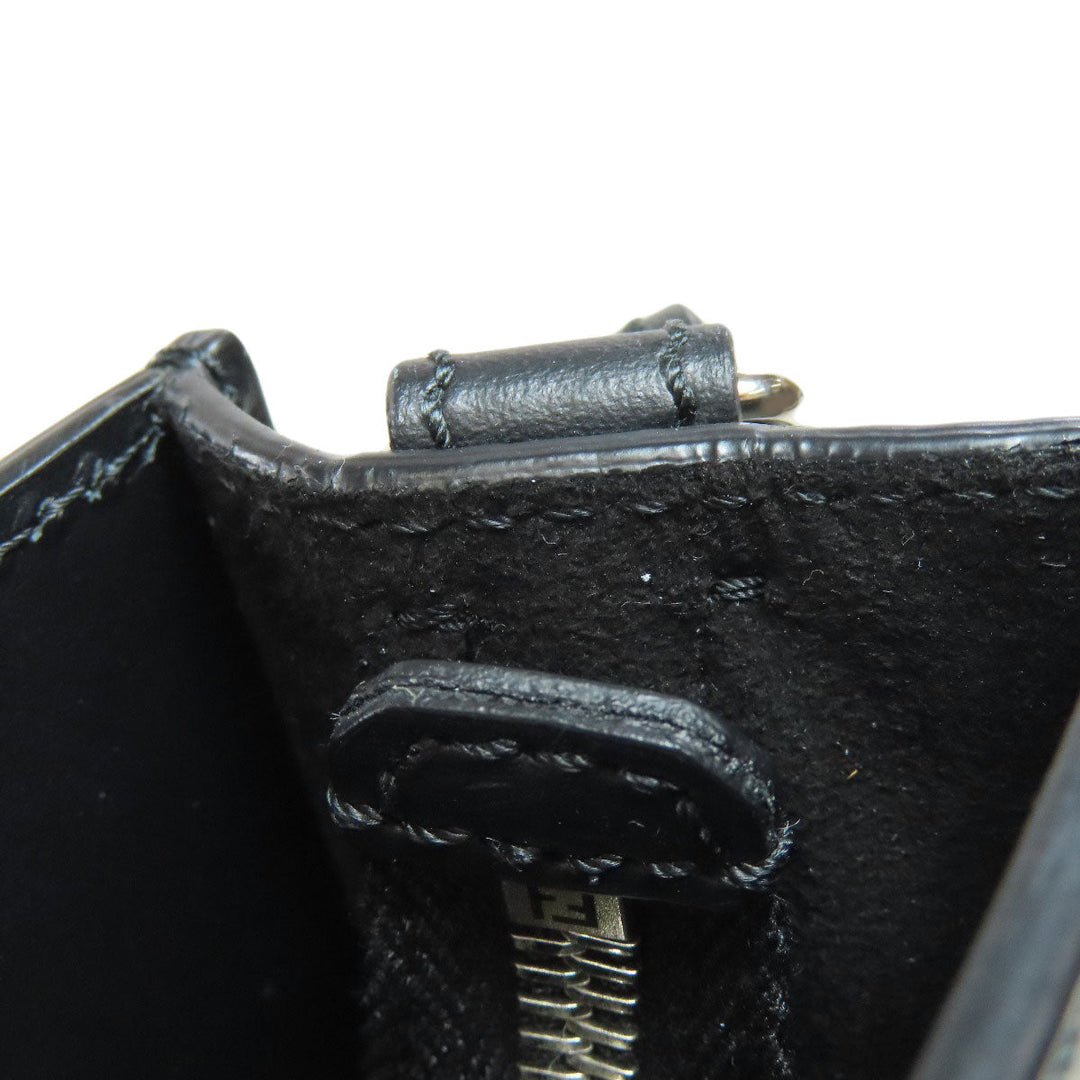 FENDI Shoulder Bag 7VA547 Calfskin black logo