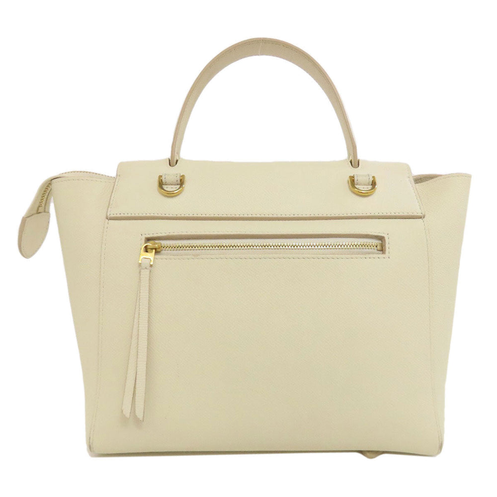 CELINE Handbag Calfskin white Belt bag 2WAY