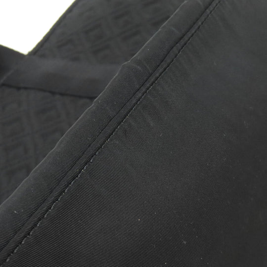 Tory Burch Tote Bag Nylon black logo Women Used Authentic