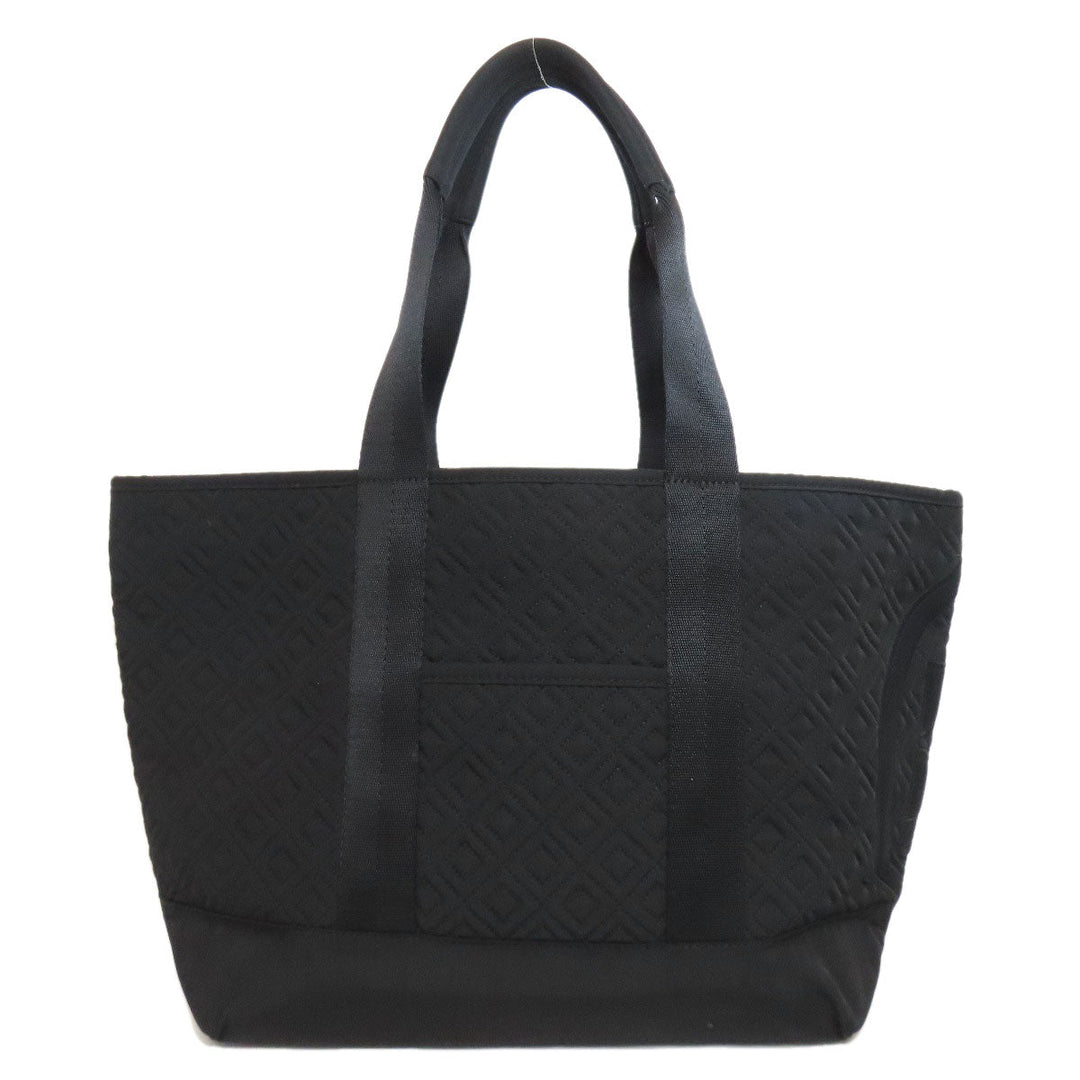 Tory Burch Tote Bag Nylon black logo Women Used Authentic