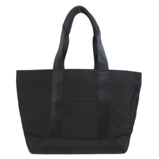 Tory Burch Tote Bag Nylon black logo Women Used Authentic