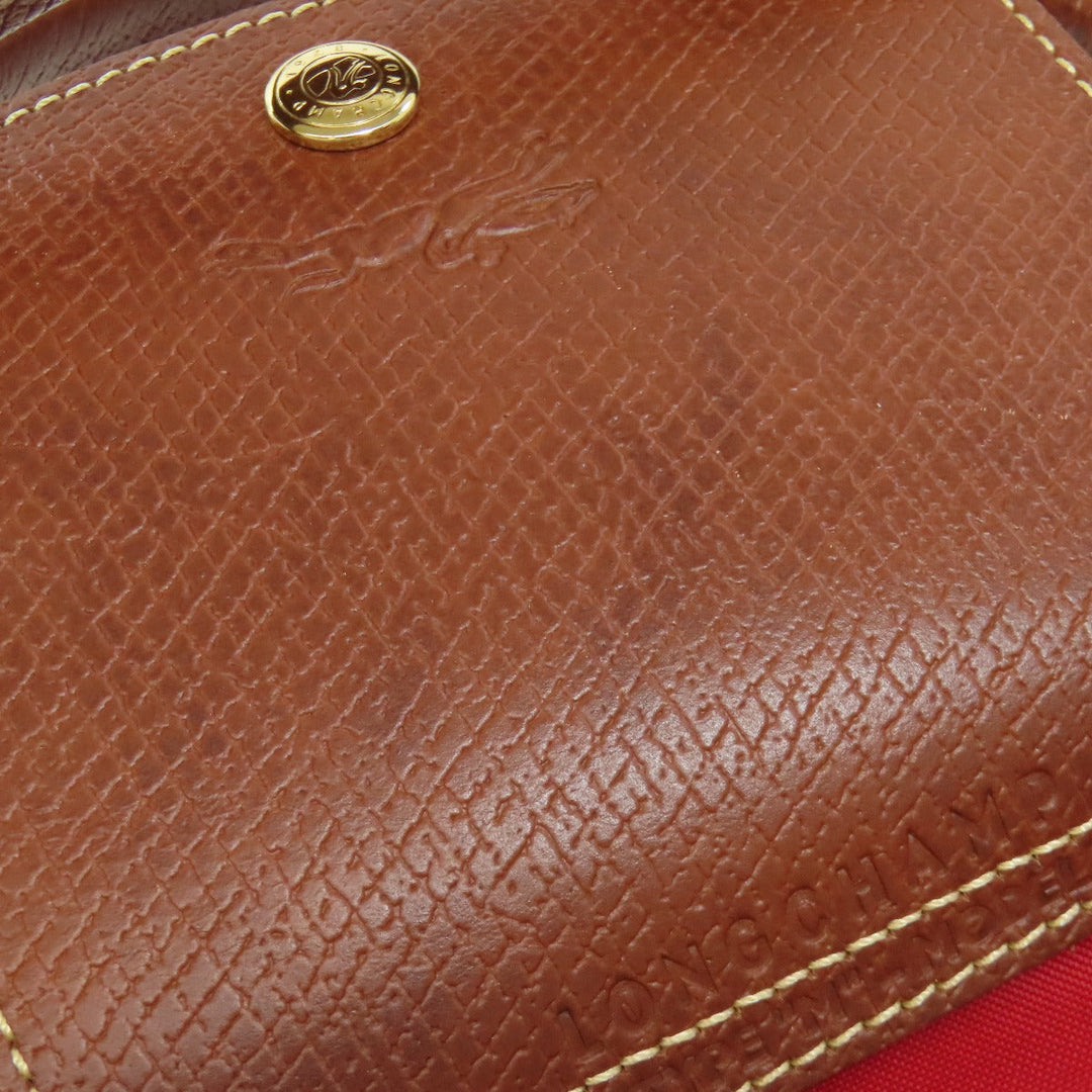 Longchamp Tote Bag Nylon Red Le Preage