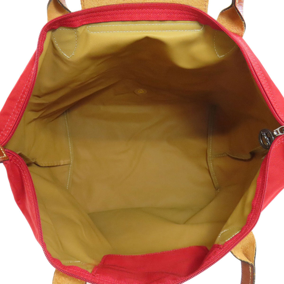Longchamp Tote Bag Nylon Red Le Preage