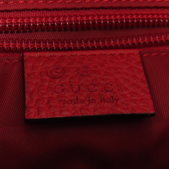 GUCCI Backpack 510336 Nylon Red GG Women Used Authentic