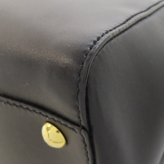 FENDI Handbag Calfskin black Peekaboo 2WAY
