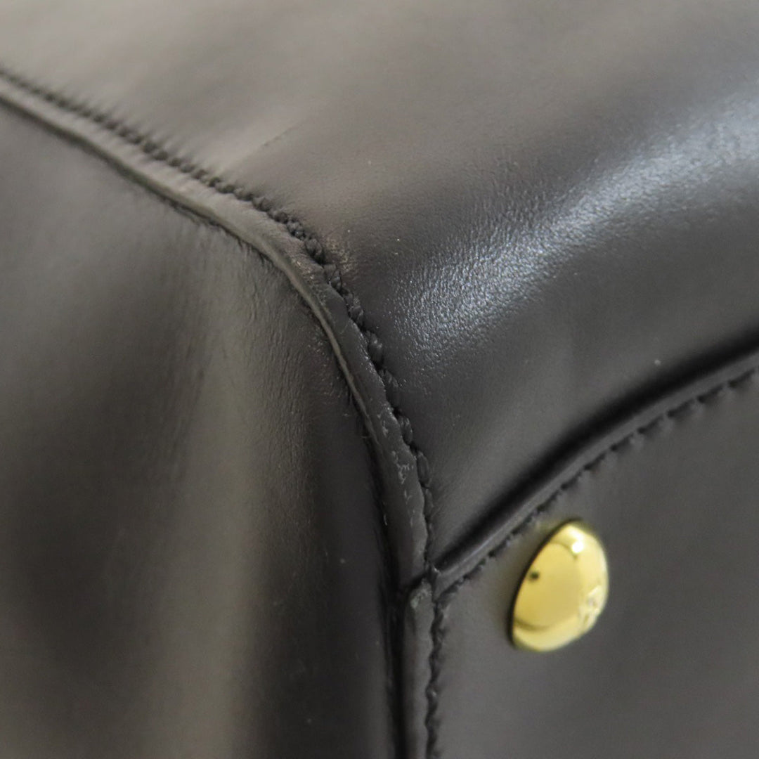 FENDI Handbag Calfskin black Peekaboo 2WAY