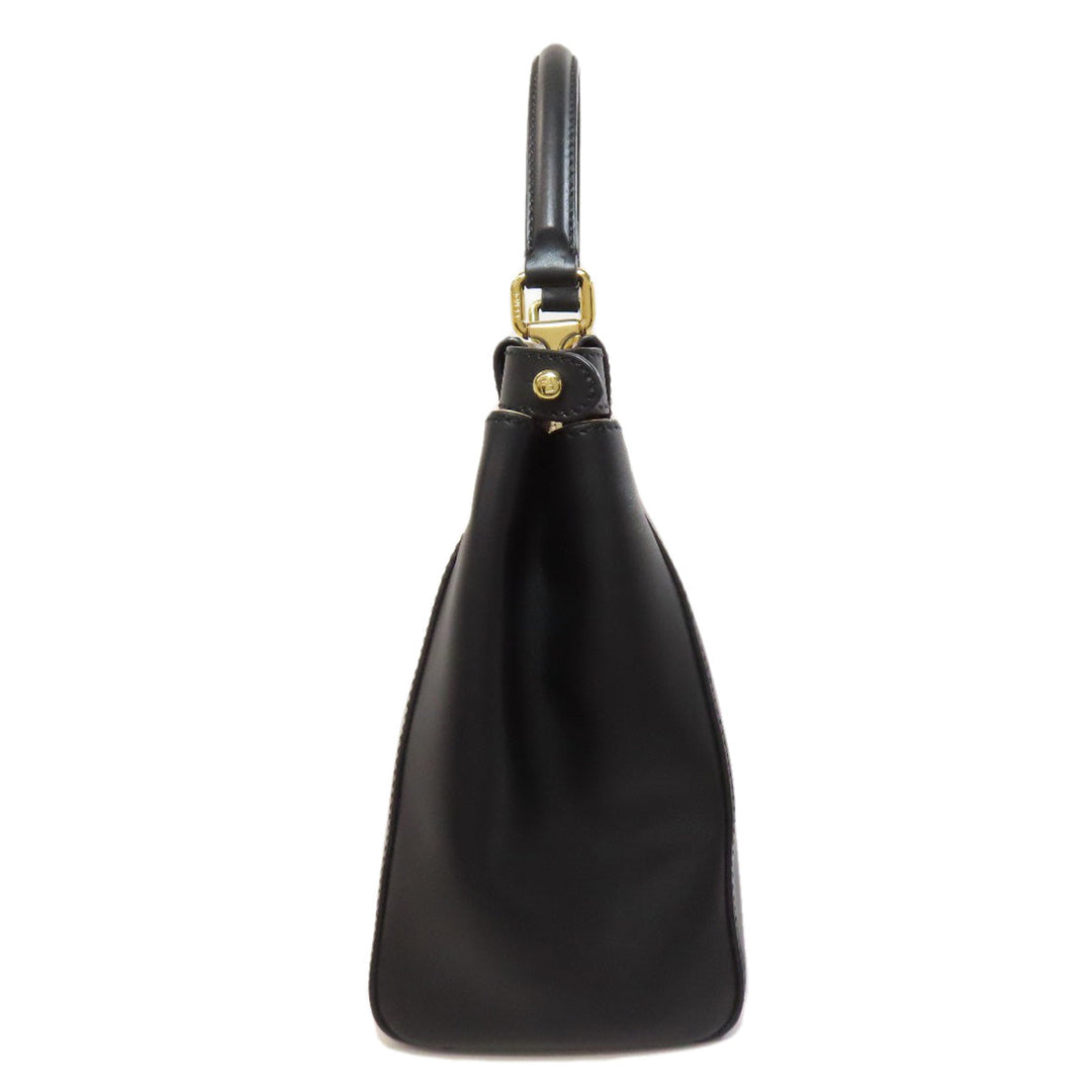 FENDI Handbag Calfskin black Peekaboo 2WAY