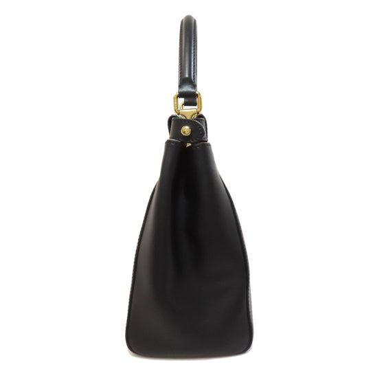 FENDI Handbag Calfskin black Peekaboo 2WAY
