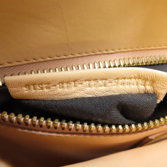 FENDI Handbag Calfskin black Peekaboo 2WAY