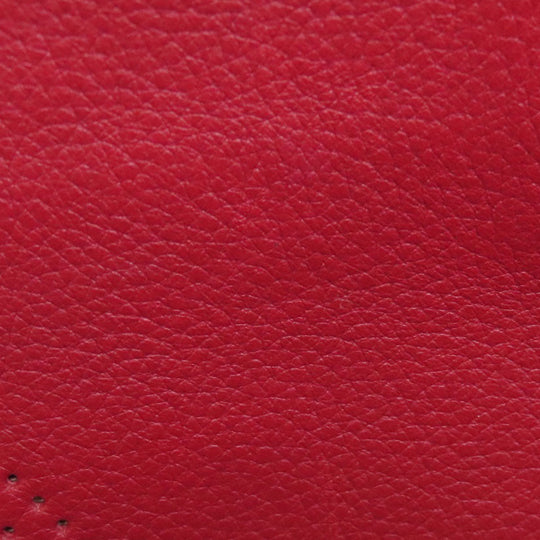 CARTIER Handbag leather Red Marcello Women Used Authentic