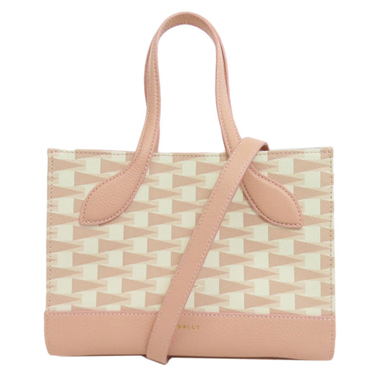 BALLY Handbag PVC pink 2WAY