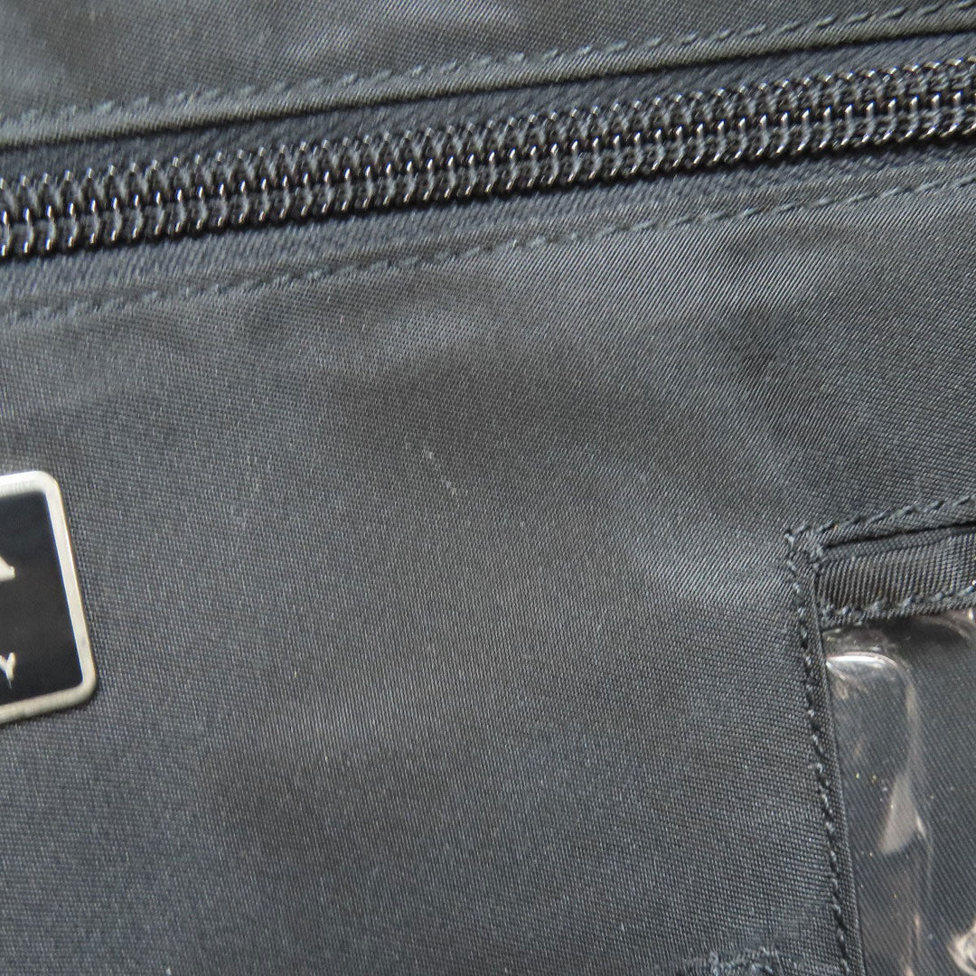 PRADA Handbag B6905 Nylon black Makeup bag logoMetal