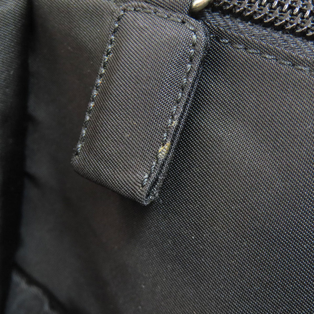 PRADA Handbag B6905 Nylon black Makeup bag logoMetal