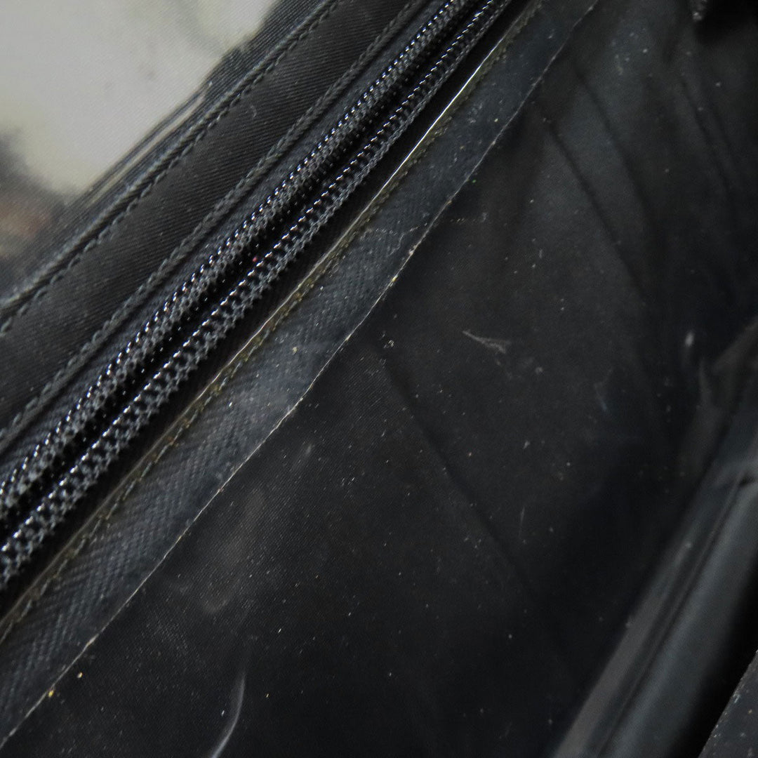PRADA Handbag B6905 Nylon black Makeup bag logoMetal