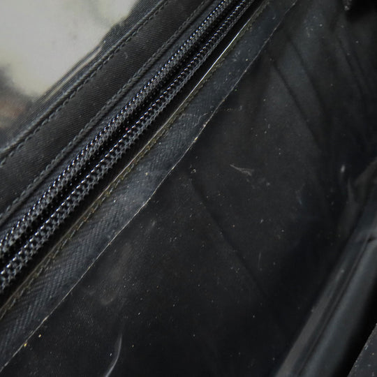 PRADA Handbag B6905 Nylon black Makeup bag logoMetal
