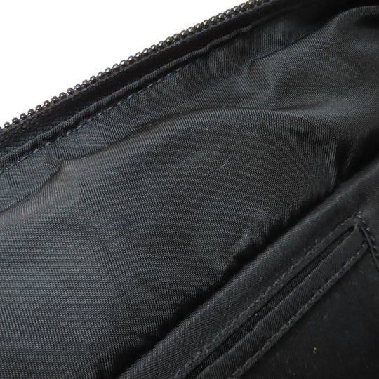 PRADA Handbag B6905 Nylon black Makeup bag logoMetal