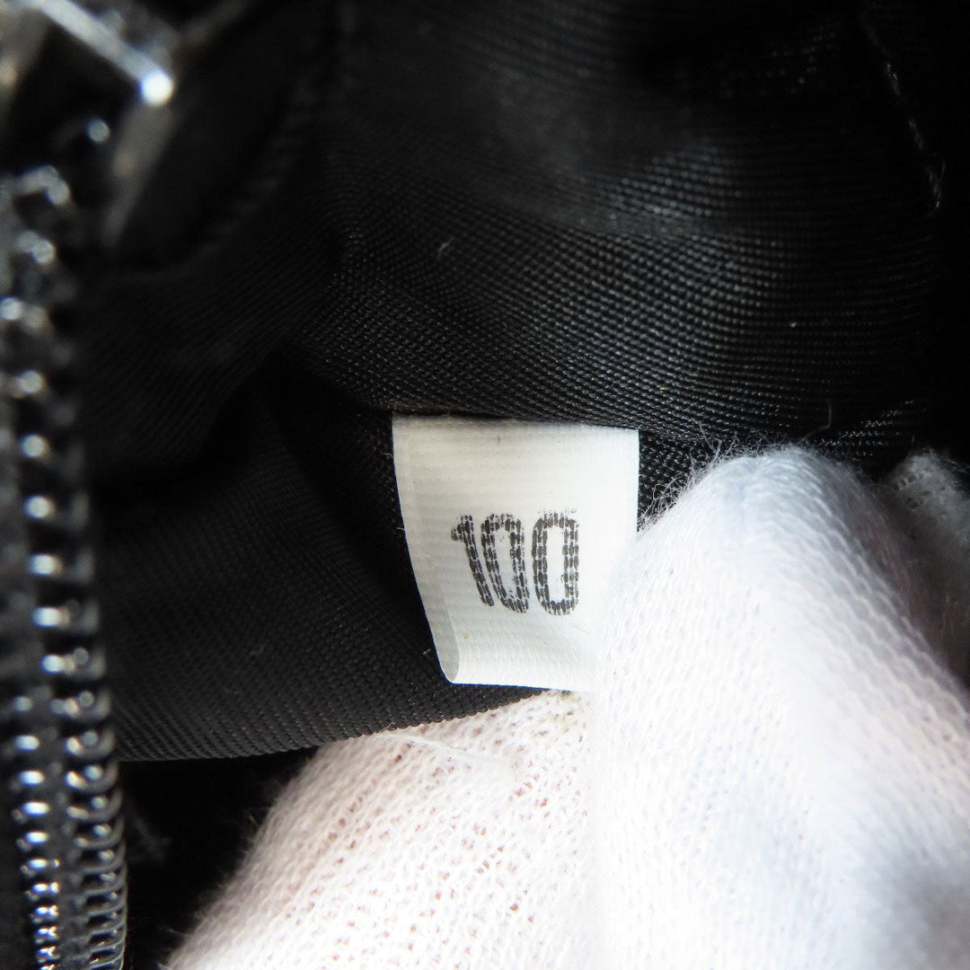 PRADA Handbag B6905 Nylon black Makeup bag logoMetal
