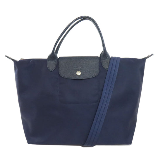 Longchamp Tote Bag Nylon Navy Le Preage 2WAY