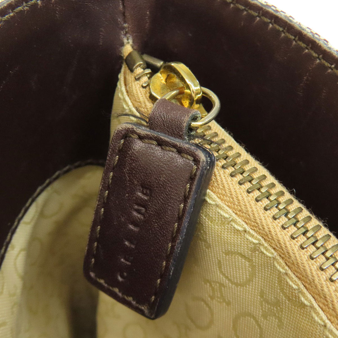 CELINE Tote Bag canvas Brown C Macadam Women Used Authentic