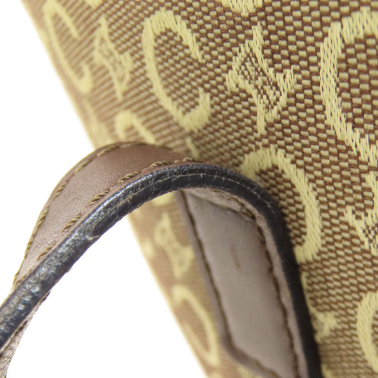 CELINE Tote Bag canvas Brown C Macadam Women Used Authentic