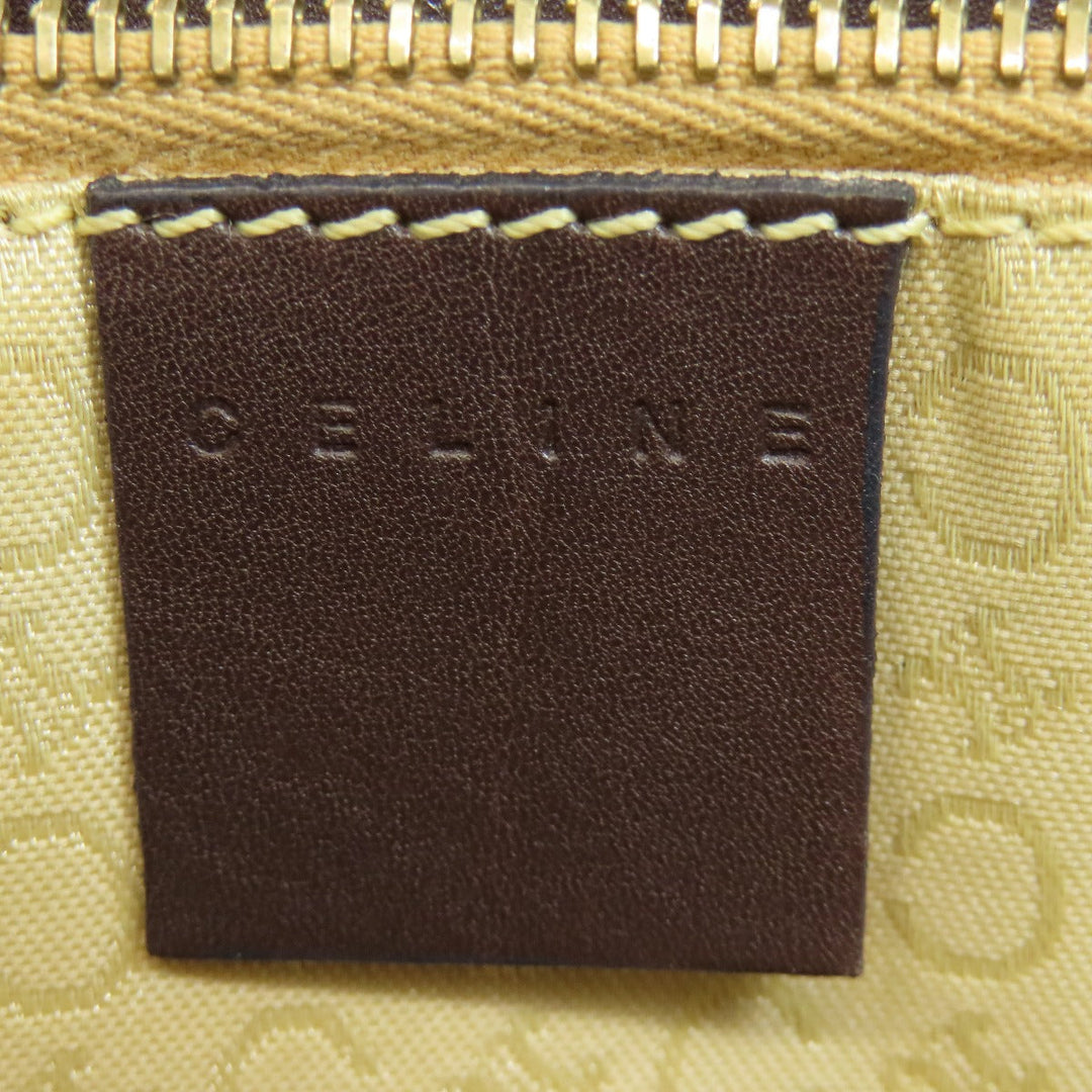 CELINE Tote Bag canvas Brown C Macadam Women Used Authentic