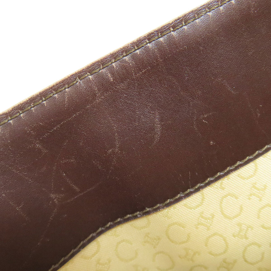 CELINE Tote Bag canvas Brown C Macadam Women Used Authentic