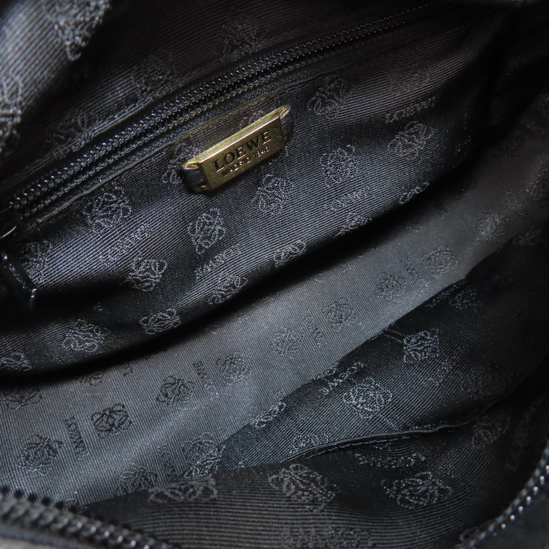 LOEWE Handbag lambskin black anagram