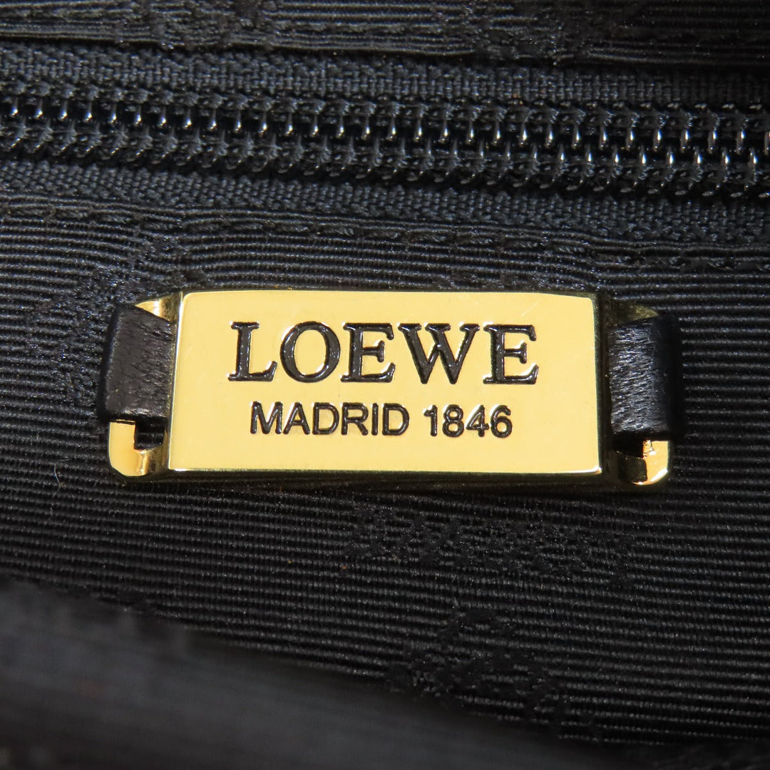 LOEWE Handbag lambskin black anagram