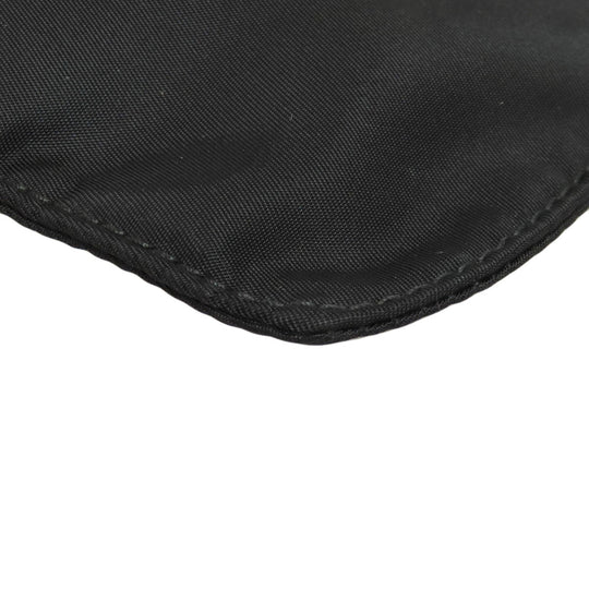 PRADA Shoulder Bag 1BH978 Nylon black logoMetal