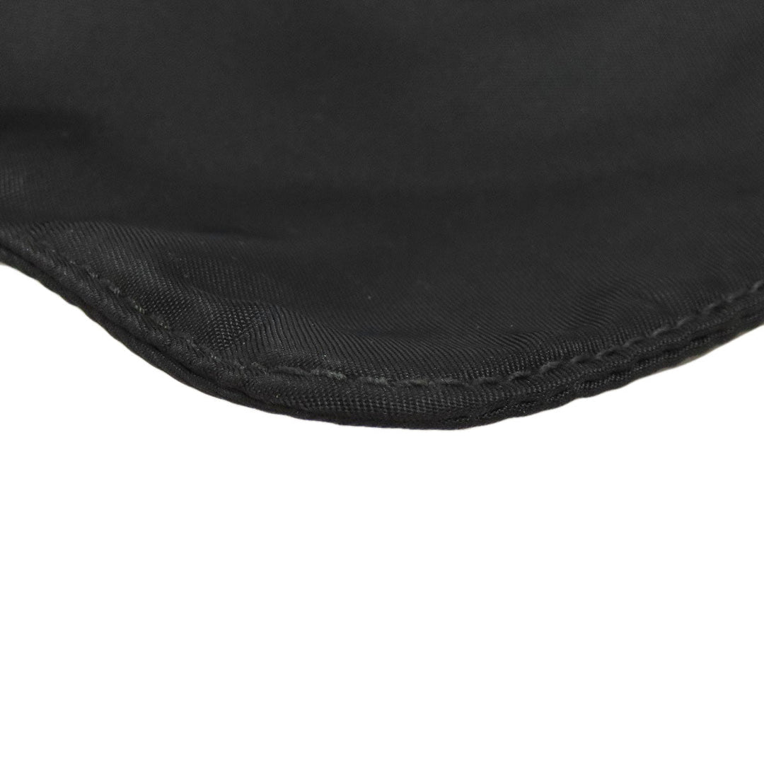 PRADA Shoulder Bag 1BH978 Nylon black logoMetal