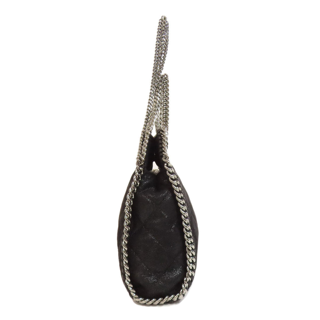 Stella McCartney Tote Bag polyester black Falabella 2WAY Women Used Authentic