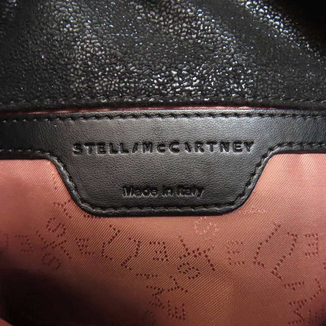 Stella McCartney Tote Bag polyester black Falabella 2WAY Women Used Authentic
