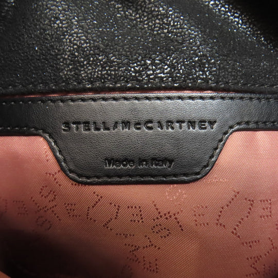 Stella McCartney Tote Bag polyester black Falabella 2WAY Women Used Authentic