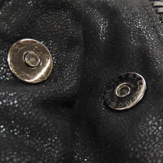Stella McCartney Tote Bag polyester black Falabella 2WAY Women Used Authentic