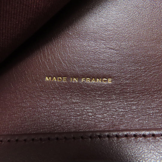 CHANEL Bifold Wallet Grained Calfskin Skin black Matelasse COCO Mark Gold Metal