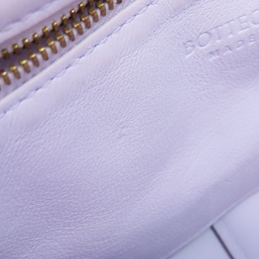 BOTTEGAVENETA Shoulder Bag Calfskin purple Padded cassette