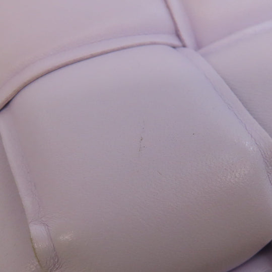BOTTEGAVENETA Shoulder Bag Calfskin purple Padded cassette