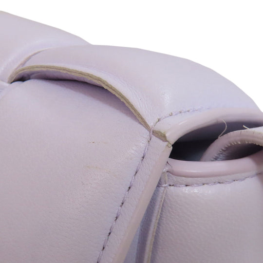 BOTTEGAVENETA Shoulder Bag Calfskin purple Padded cassette