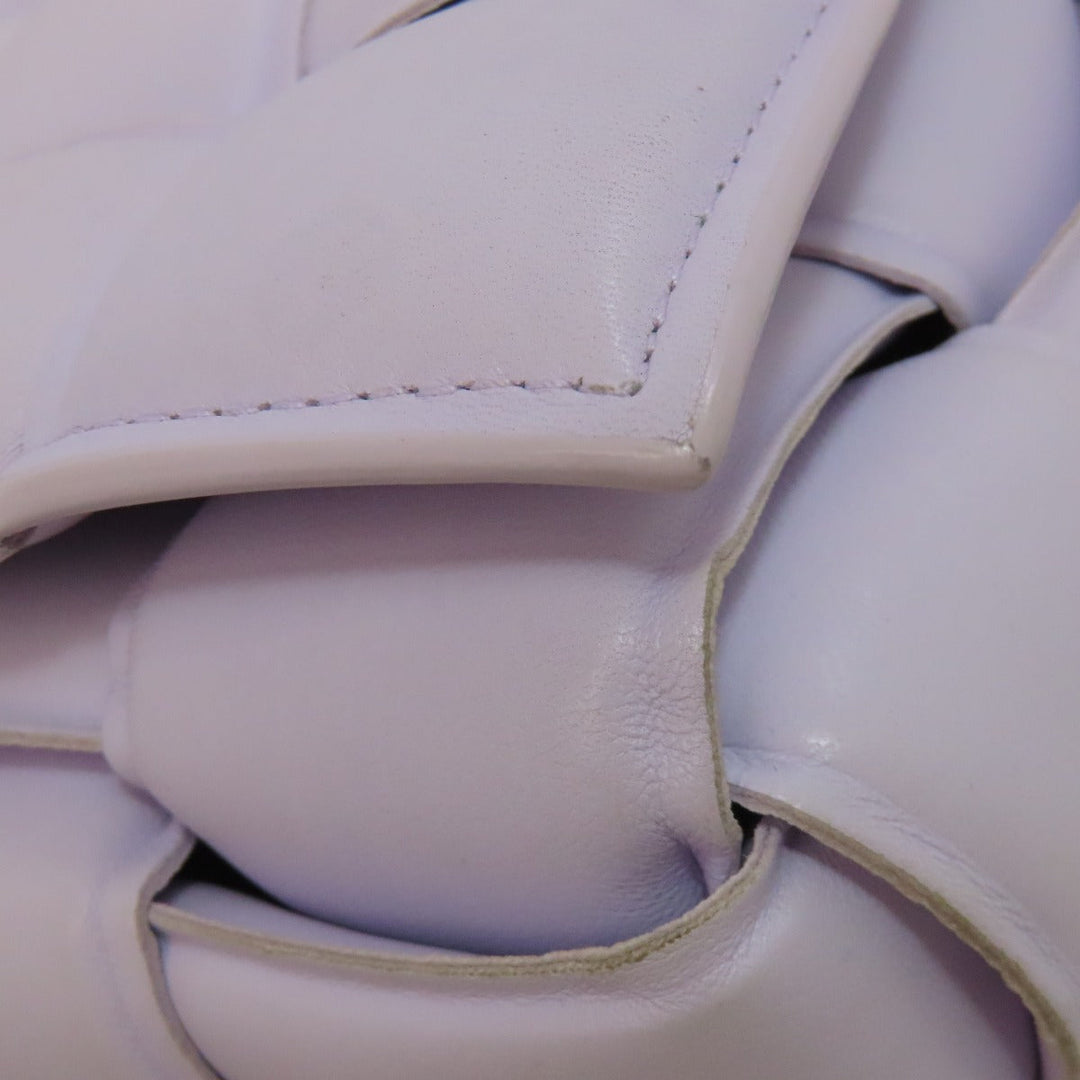 BOTTEGAVENETA Shoulder Bag Calfskin purple Padded cassette