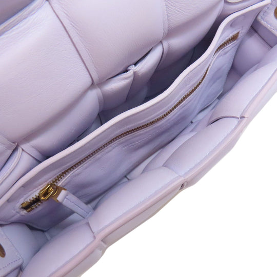 BOTTEGAVENETA Shoulder Bag Calfskin purple Padded cassette