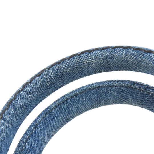 PRADA Tote Bag denim blue Canapa Mini 2WAY