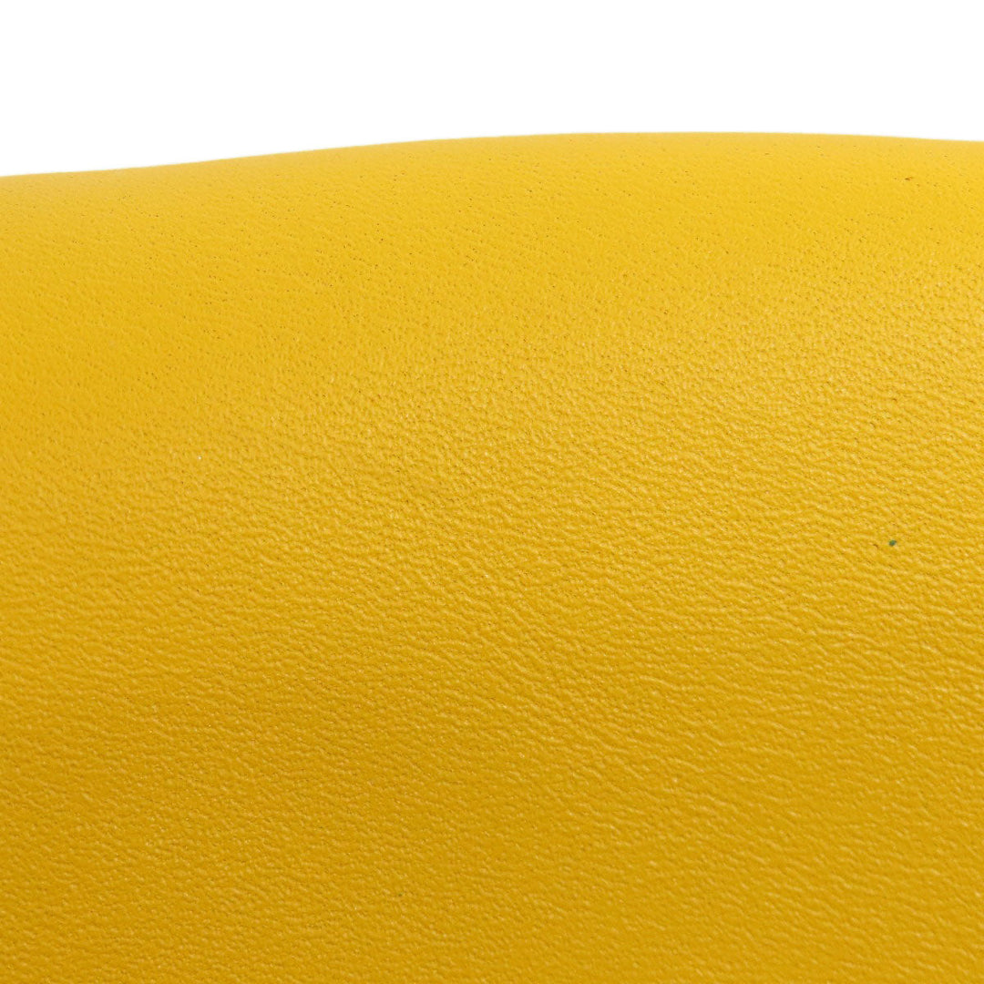 COACH Shoulder Bag F59359 leather yellow Mickey Mouse collaboration saddle