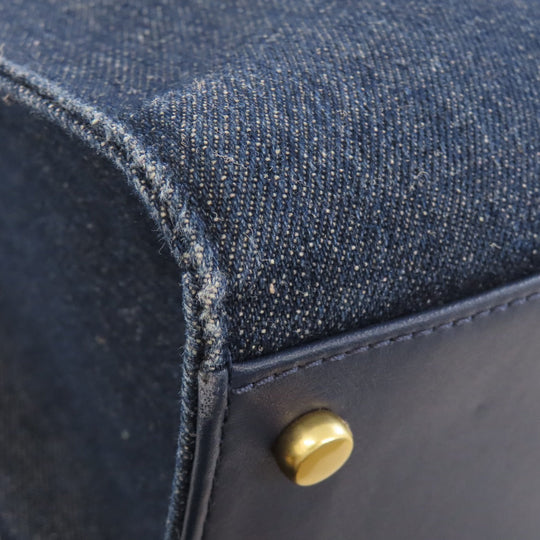 Kate Spade Handbag denim blue Studs 2WAY