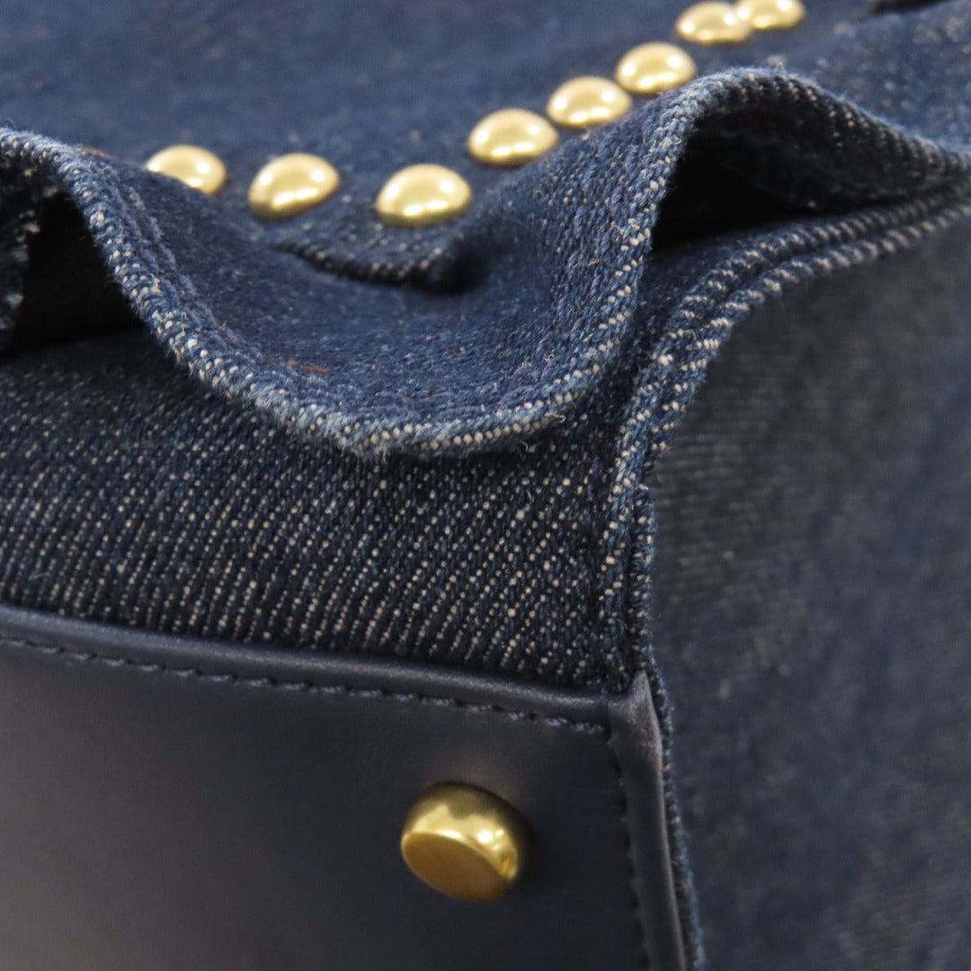 Kate Spade Handbag denim blue Studs 2WAY
