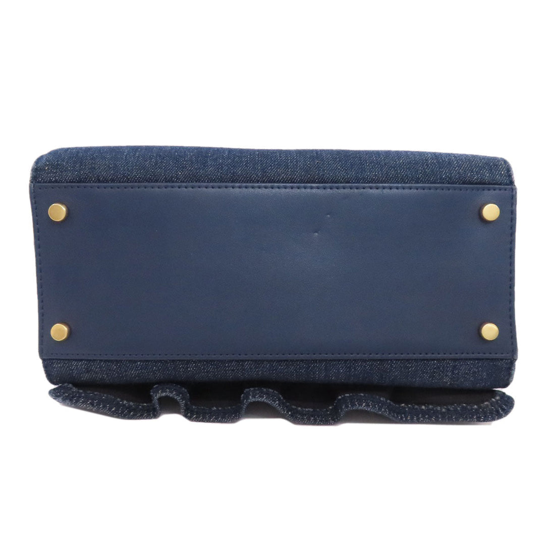 Kate Spade Handbag denim blue Studs 2WAY