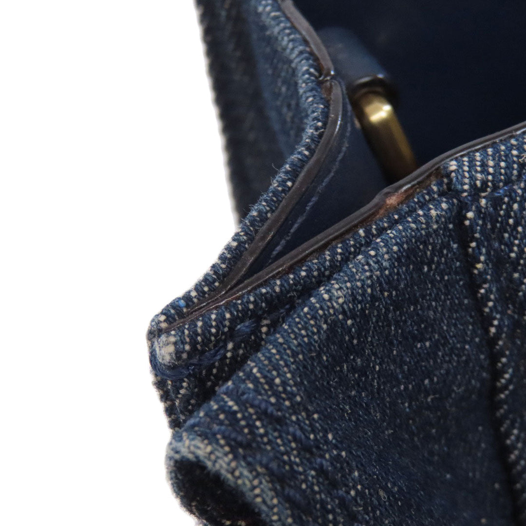 Kate Spade Handbag denim blue Studs 2WAY