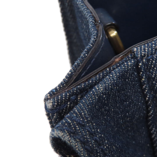 Kate Spade Handbag denim blue Studs 2WAY