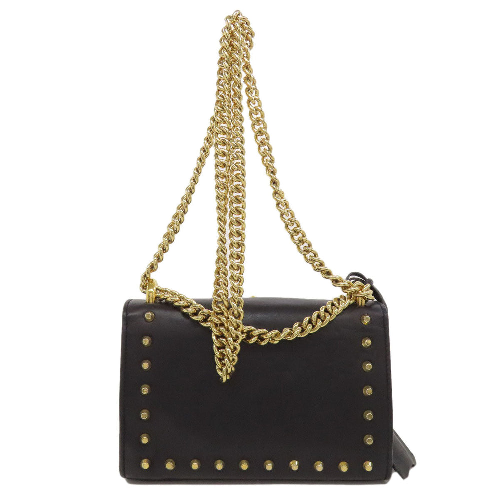 GUCCI Shoulder Bag 432182 Calfskin black Padlock ChainShoulder